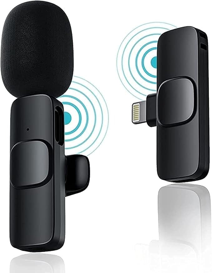 K9 Wireless Lavalier Microphone | Plug & Play Type-C & iOS | 48kHz CD Quality | NextSity