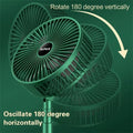 Rechargeable Telescopic Folding Table Fan - 3-Speed Portable Desk Fan | NextSity