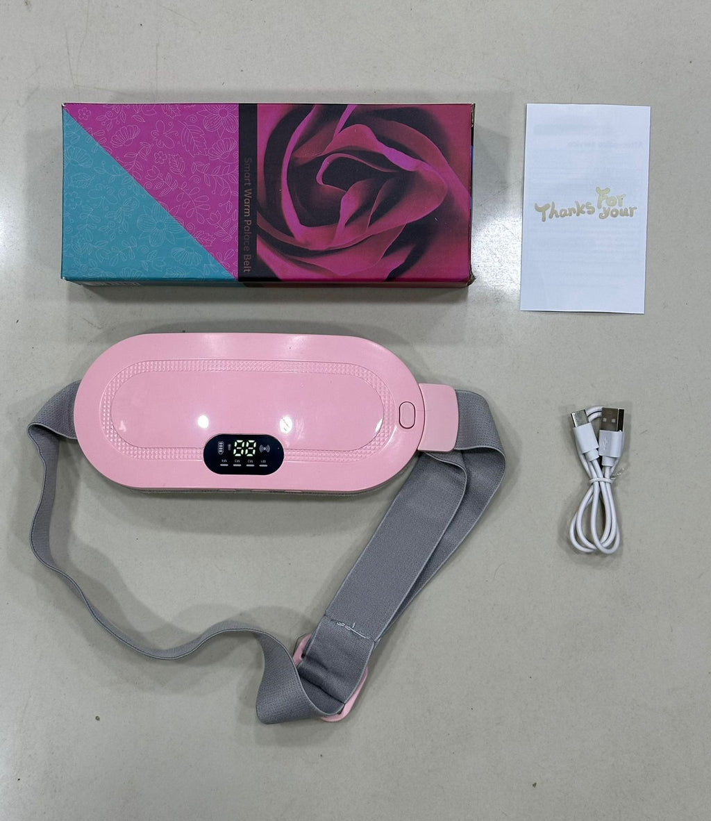 Period Pain Relief Heating Belt | 3 Heat Levels & 4 Vibration Modes | NextSity