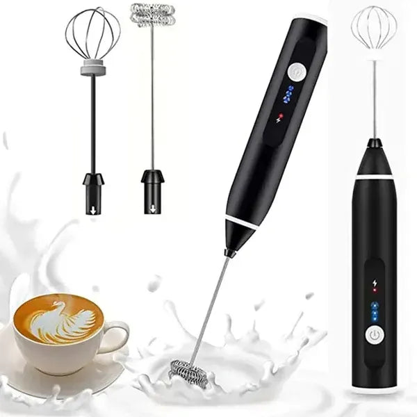 2-in-1 Rechargeable Coffee Beater & Electric Milk Frother – NextSity