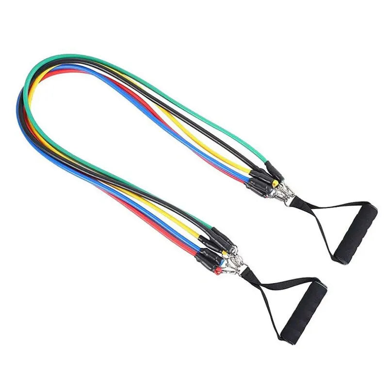 11 PCS Resistance Band Set - 5 in 1 Fitness Equipment for Home Gym Workout