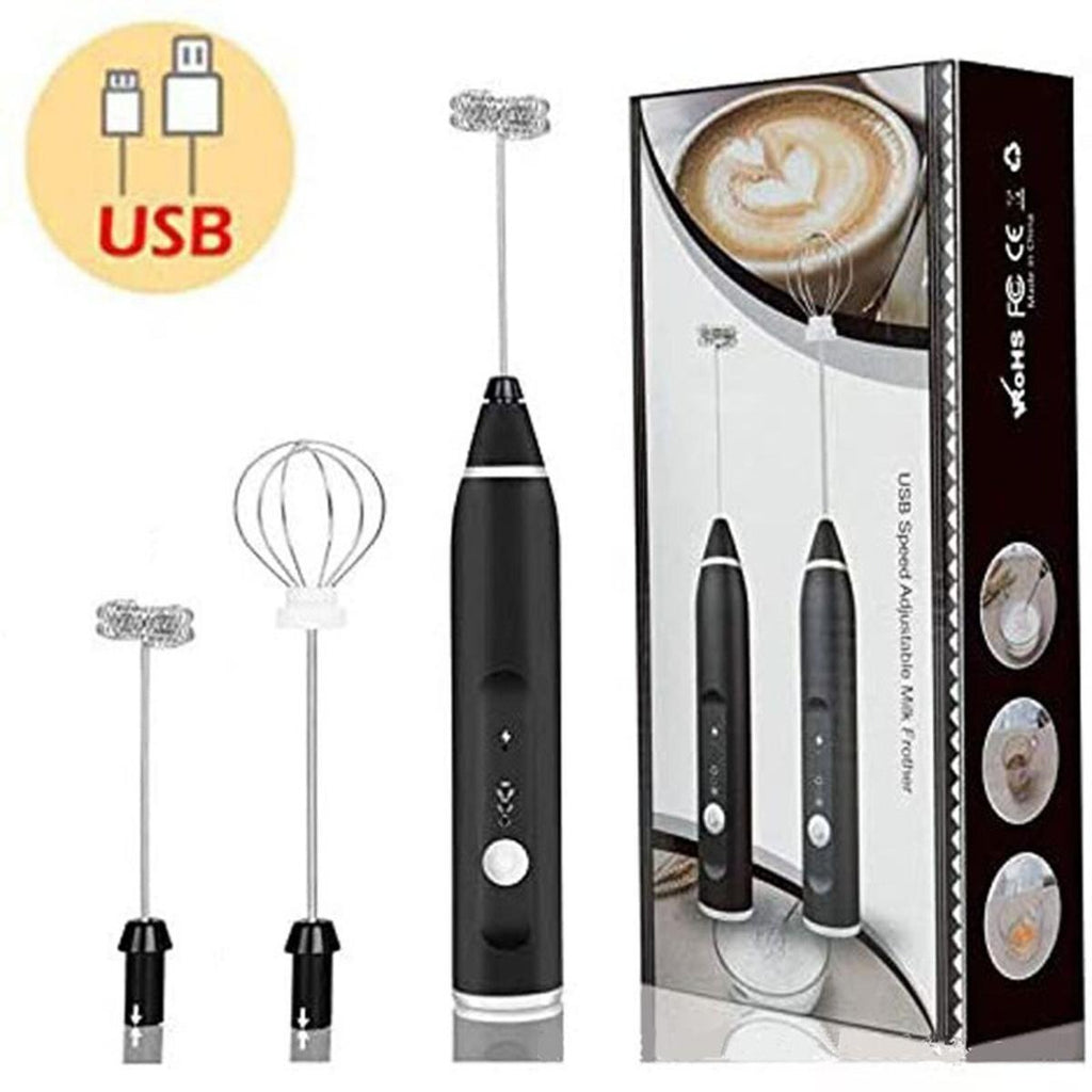 2-in-1 Rechargeable Coffee Beater & Electric Milk Frother – NextSity