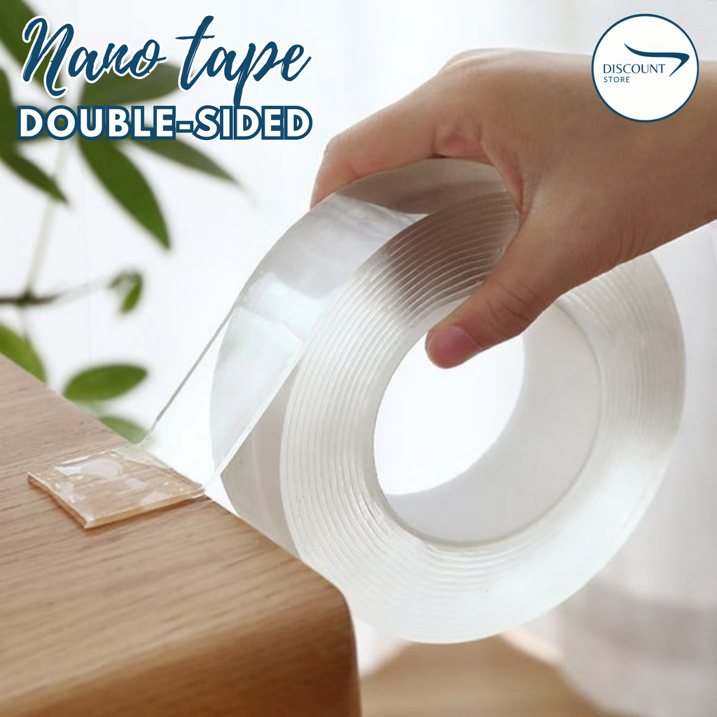 Nano Double Sided Transparent Tape 5 Meter | Reusable Magic Tape – NextSity Pakistan