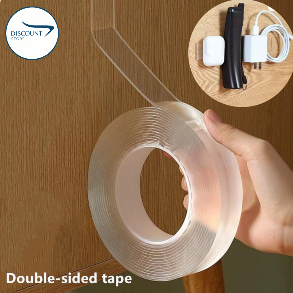 Nano Double Sided Transparent Tape 5 Meter | Reusable Magic Tape – NextSity Pakistan
