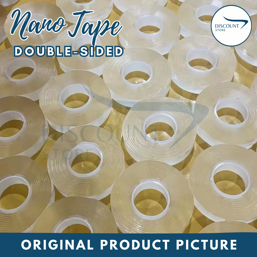 Nano Double Sided Transparent Tape 5 Meter | Reusable Magic Tape – NextSity Pakistan