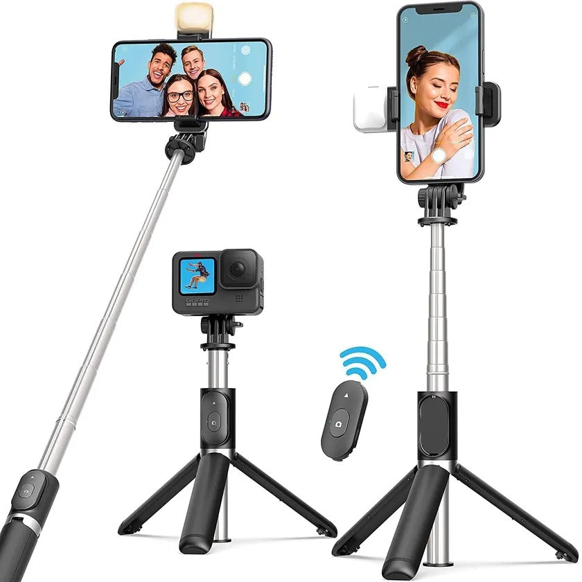 Best 3-in-1 Selfie Stick in Pakistan | Tripod & Wireless Remote with LED Flash
