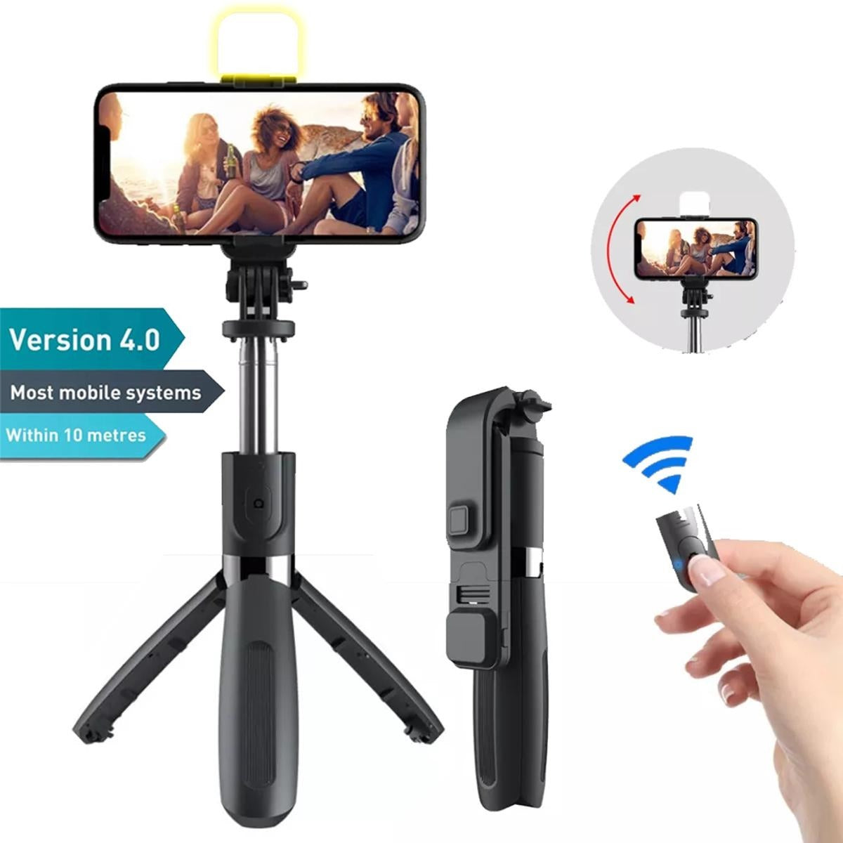 Best 3-in-1 Selfie Stick in Pakistan | Tripod & Wireless Remote with LED Flash