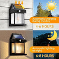 Solar Tungsten Filament Wall Lamp with Motion Sensor | Outdoor Waterproof Garden Light (KT-666)