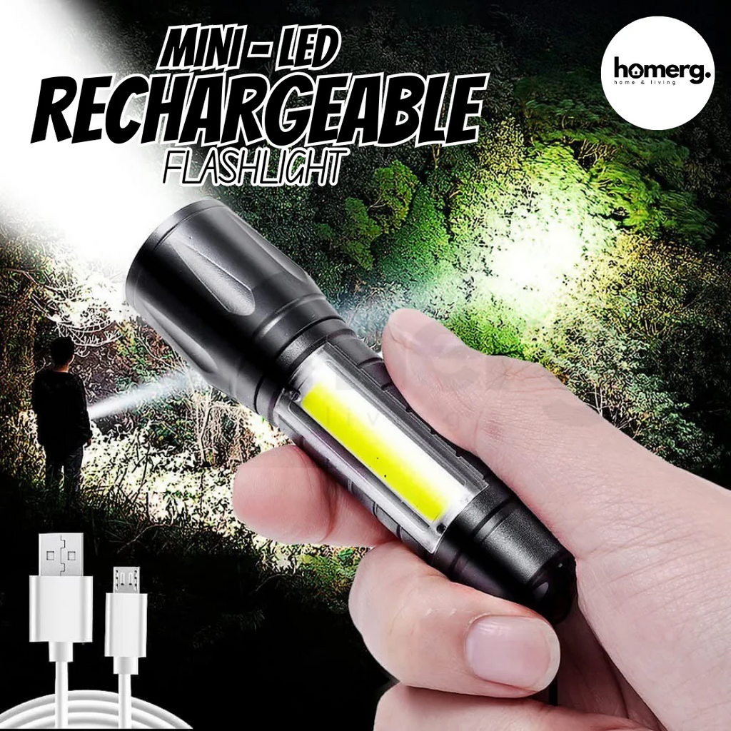 Mini LED Rechargeable Flashlight | Waterproof Pocket Torch – NextSity Pakistan