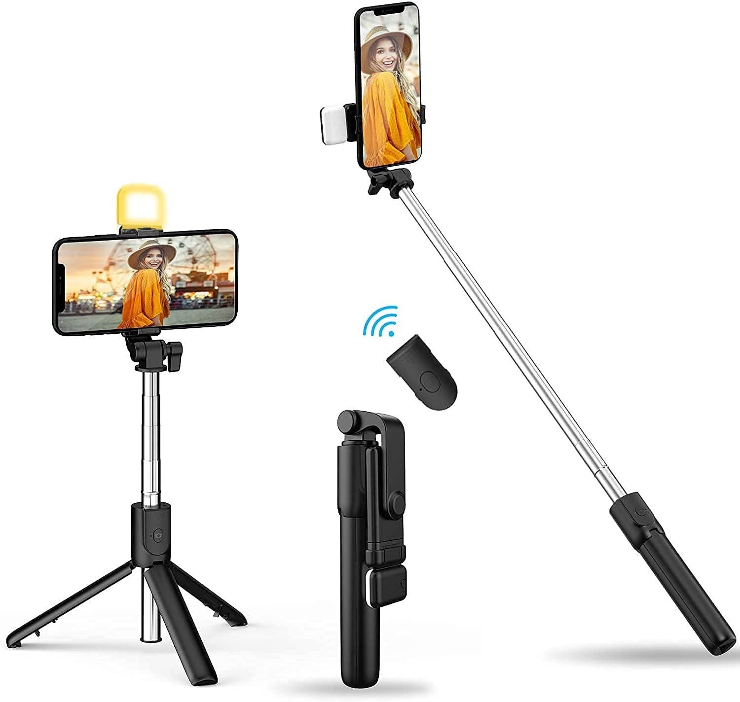 Best 3-in-1 Selfie Stick in Pakistan | Tripod & Wireless Remote with LED Flash