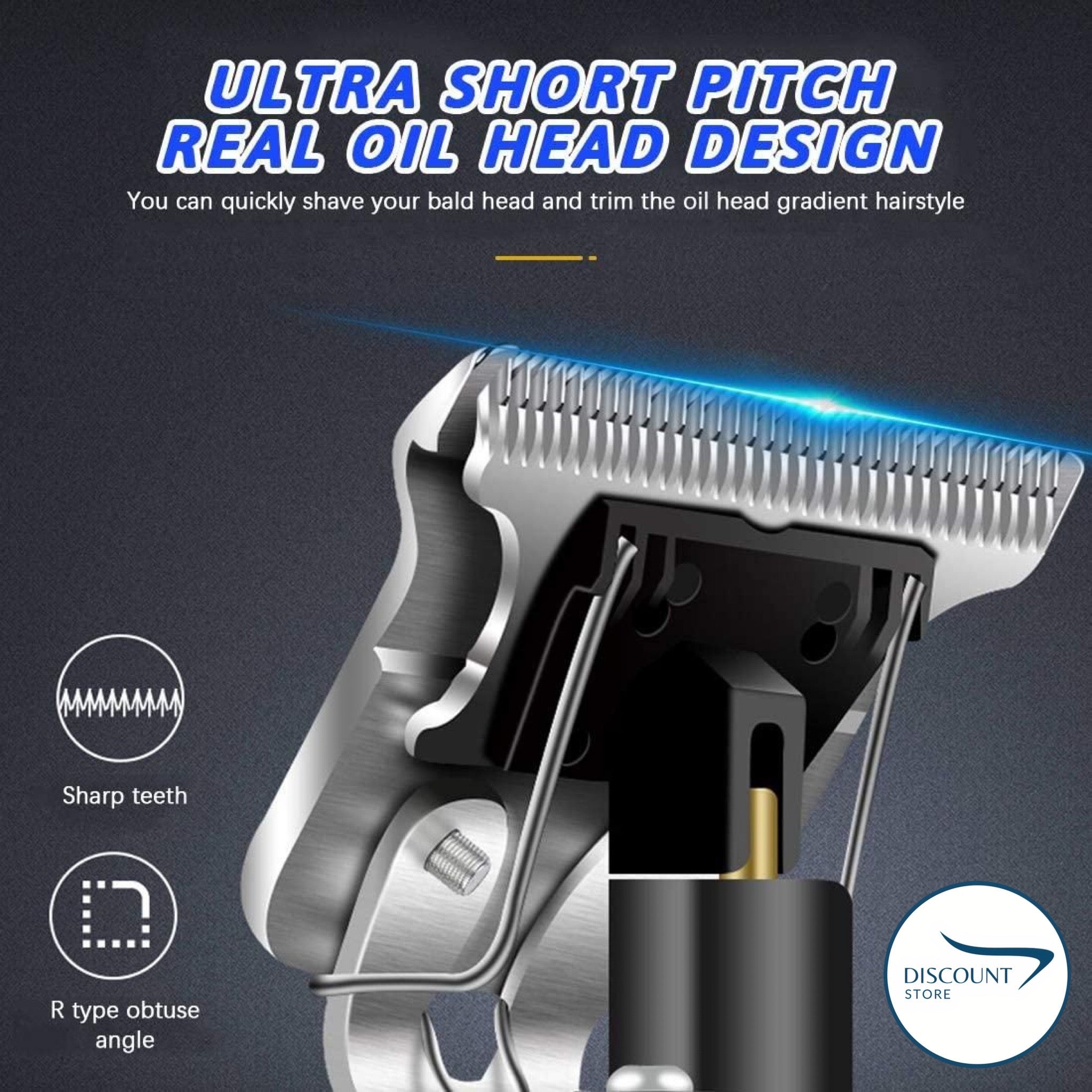 Professional Cordless Hair Trimmer | USB Rechargeable Beard Clipper – NextSity Pakistan