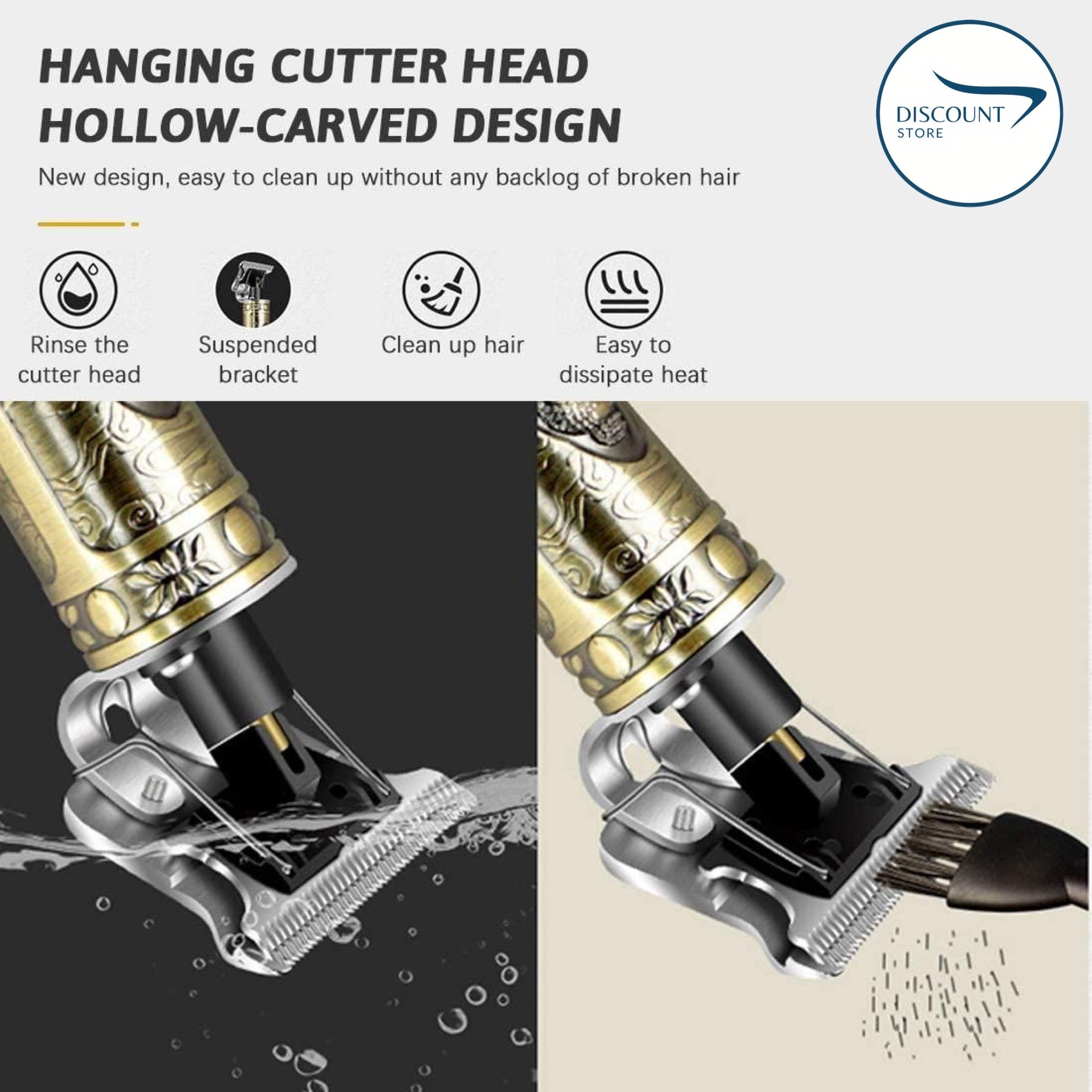 Professional Cordless Hair Trimmer | USB Rechargeable Beard Clipper – NextSity Pakistan